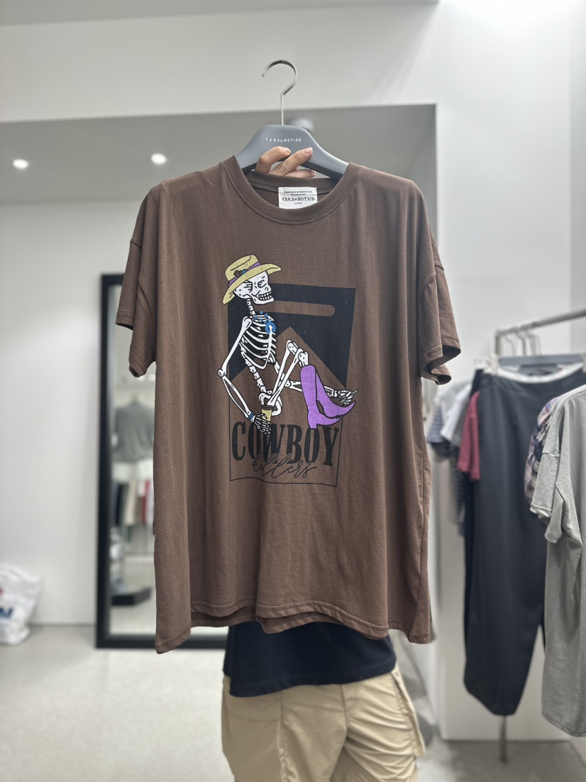 TARABY MOTION韓國直郵東大門代購女裝新品熱賣職業24春夏T恤TARABY MOTIONT恤圖色2