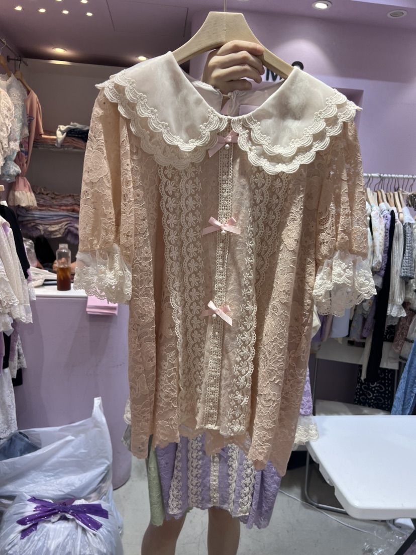 MS韓國直郵東大門實拍女裝新品人氣24春夏熱賣襯衫蕾絲衫MS襯衫/蕾絲衫圖色3