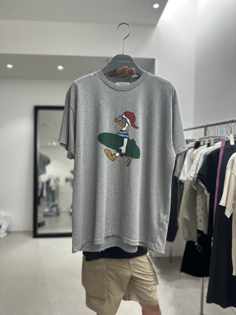 TARABY MOTION韓國直郵東大門實拍女裝新品人氣24春夏T恤TARABY MOTIONT恤圖色2