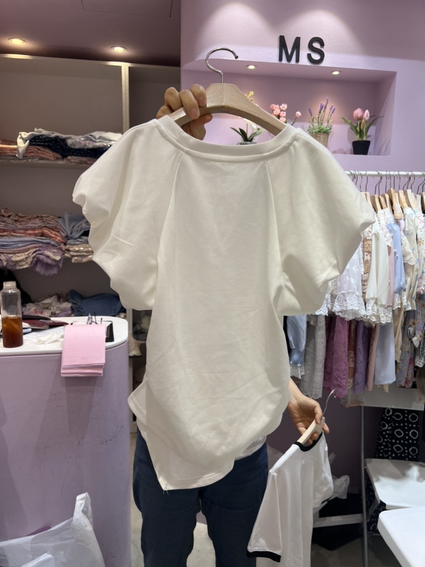 MS韓國直郵女裝新品真品時尚職業休閑24春夏熱賣人氣推薦T恤MST恤