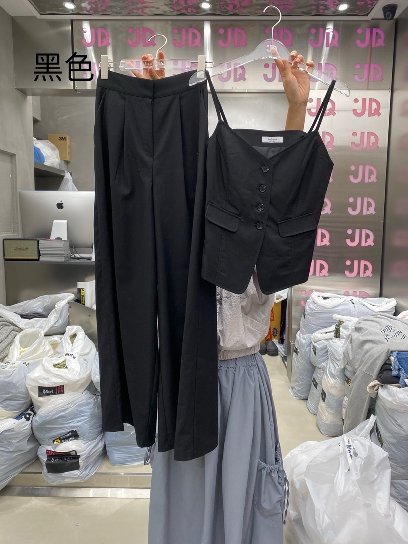 Judyque韓國直郵東大門實拍女裝新款休閑推薦職業時尚24春夏套裝JUDYQUE套裝圖色3