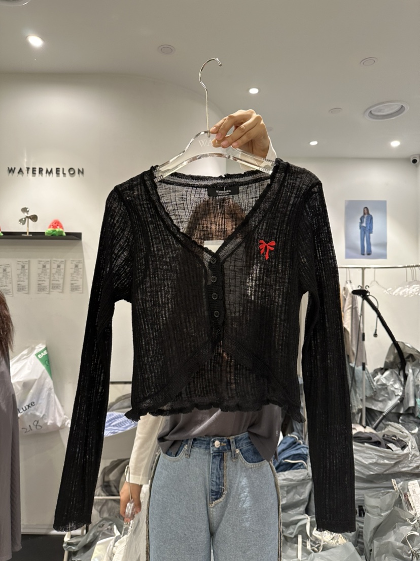 WATERMELON韓國直郵東大門代購女裝新品人氣時尚熱賣針織衫STATEMENT針織衫圖色2