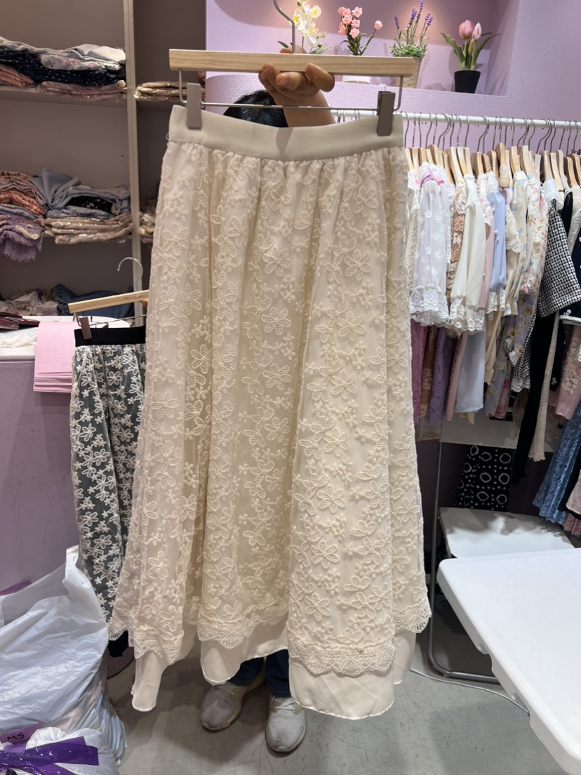 MS韓國直郵東大門代購女裝新品人氣24春夏時尚推薦真品長裙MS長裙