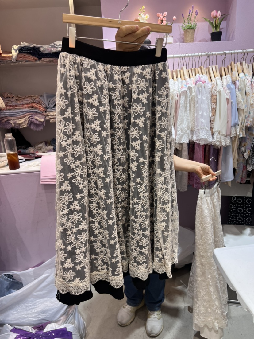 MS韓國直郵東大門代購女裝新品人氣24春夏時尚推薦真品長裙MS長裙圖色2