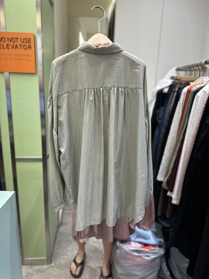 REIZ韓國直郵東大門實拍女裝新款職業真品24春夏襯衫蕾絲衫REIZ襯衫/蕾絲衫