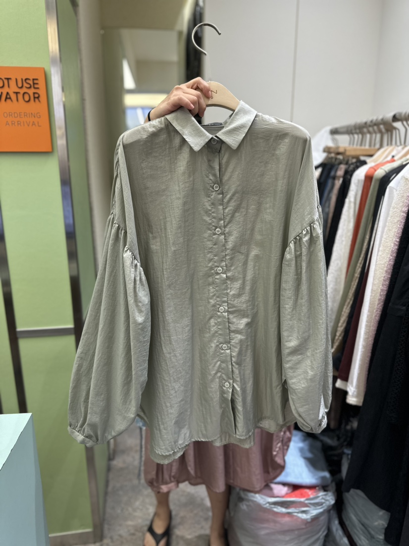 REIZ韓國直郵東大門實拍女裝新款職業真品24春夏襯衫蕾絲衫REIZ襯衫/蕾絲衫圖色1