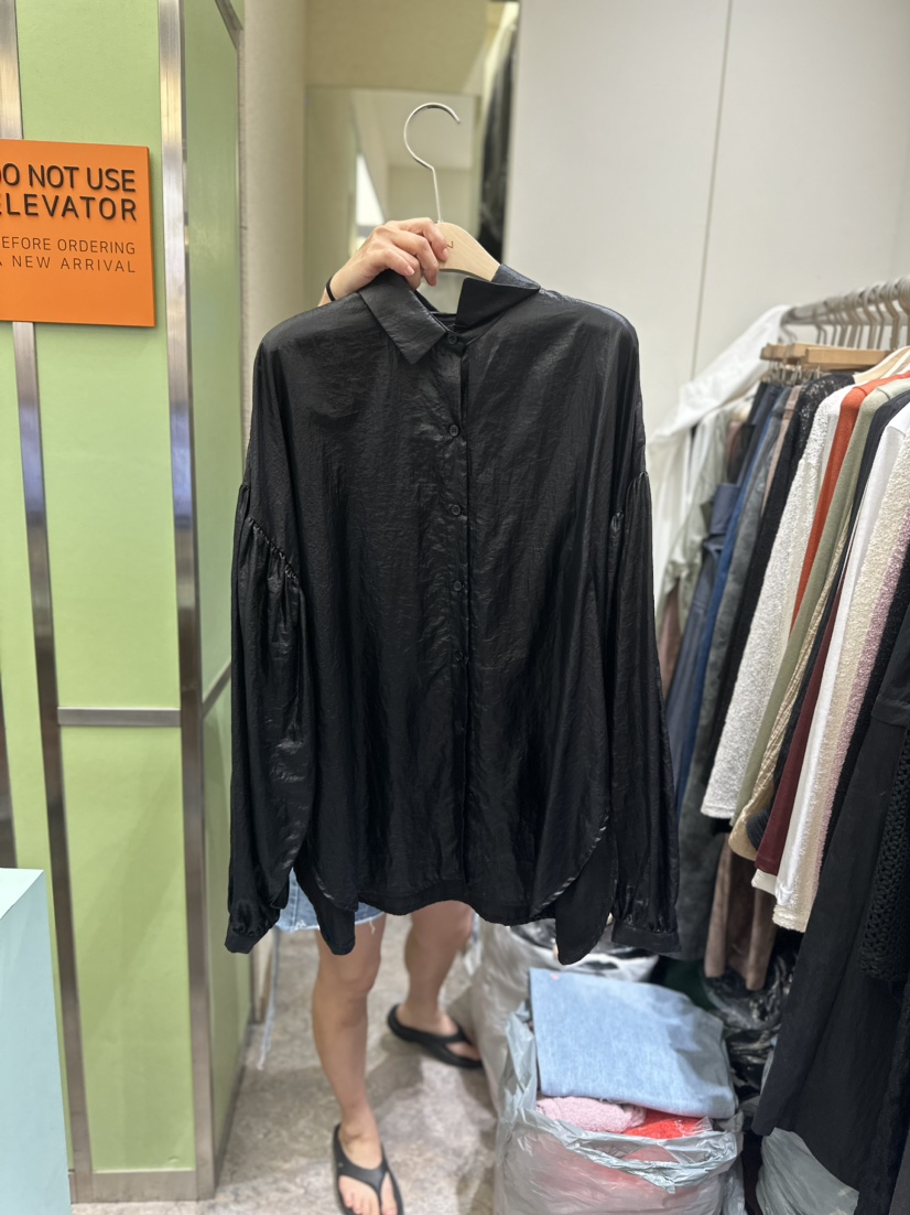 REIZ韓國直郵東大門實拍女裝新款職業真品24春夏襯衫蕾絲衫REIZ襯衫/蕾絲衫圖色3