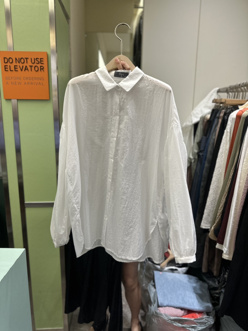 REIZ韓國直郵東大門實拍女裝新款職業真品24春夏襯衫蕾絲衫REIZ襯衫/蕾絲衫圖色4