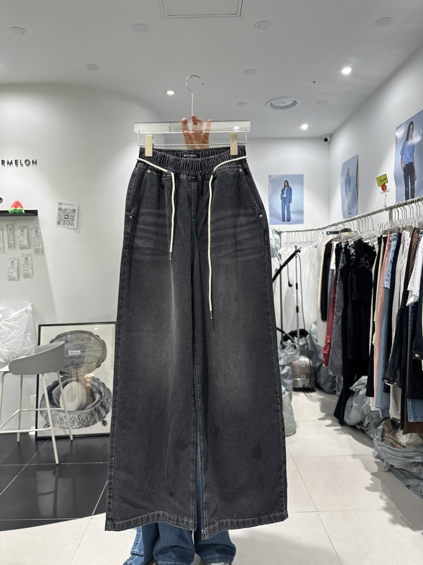 WATERMELON韓國直郵東大門實拍女裝新款推薦職業熱賣牛仔褲STATEMENT牛仔褲圖色2