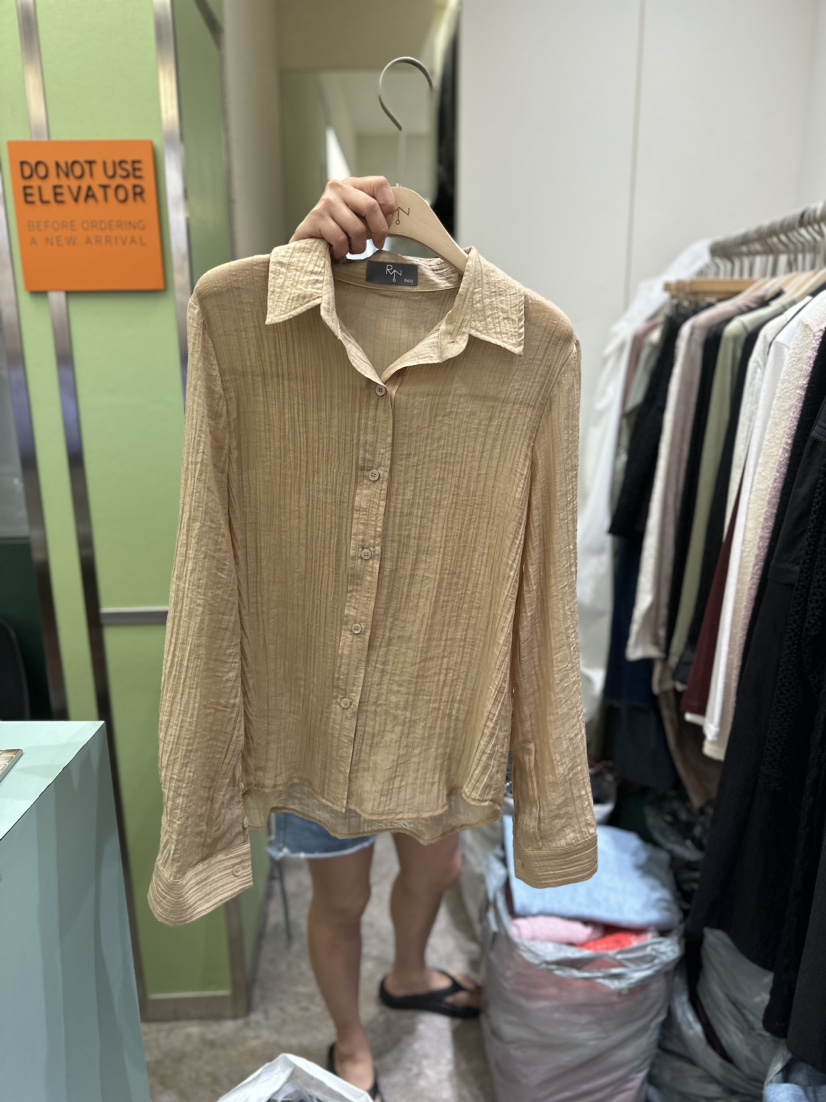 REIZ直郵韓國代購女裝新款真品推薦休閑24春夏襯衫蕾絲衫REIZ襯衫/蕾絲衫圖色3