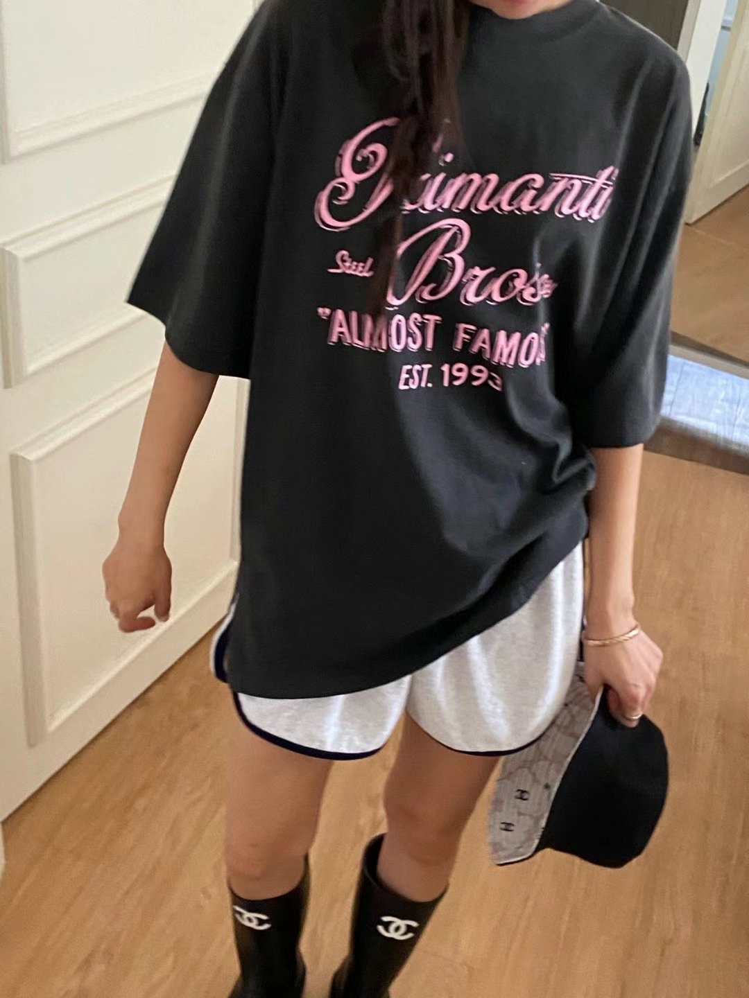 ANN DIANA直郵韓國代購女裝新品休閑時尚人氣真品24春夏T恤ANN DIANAT恤圖色2