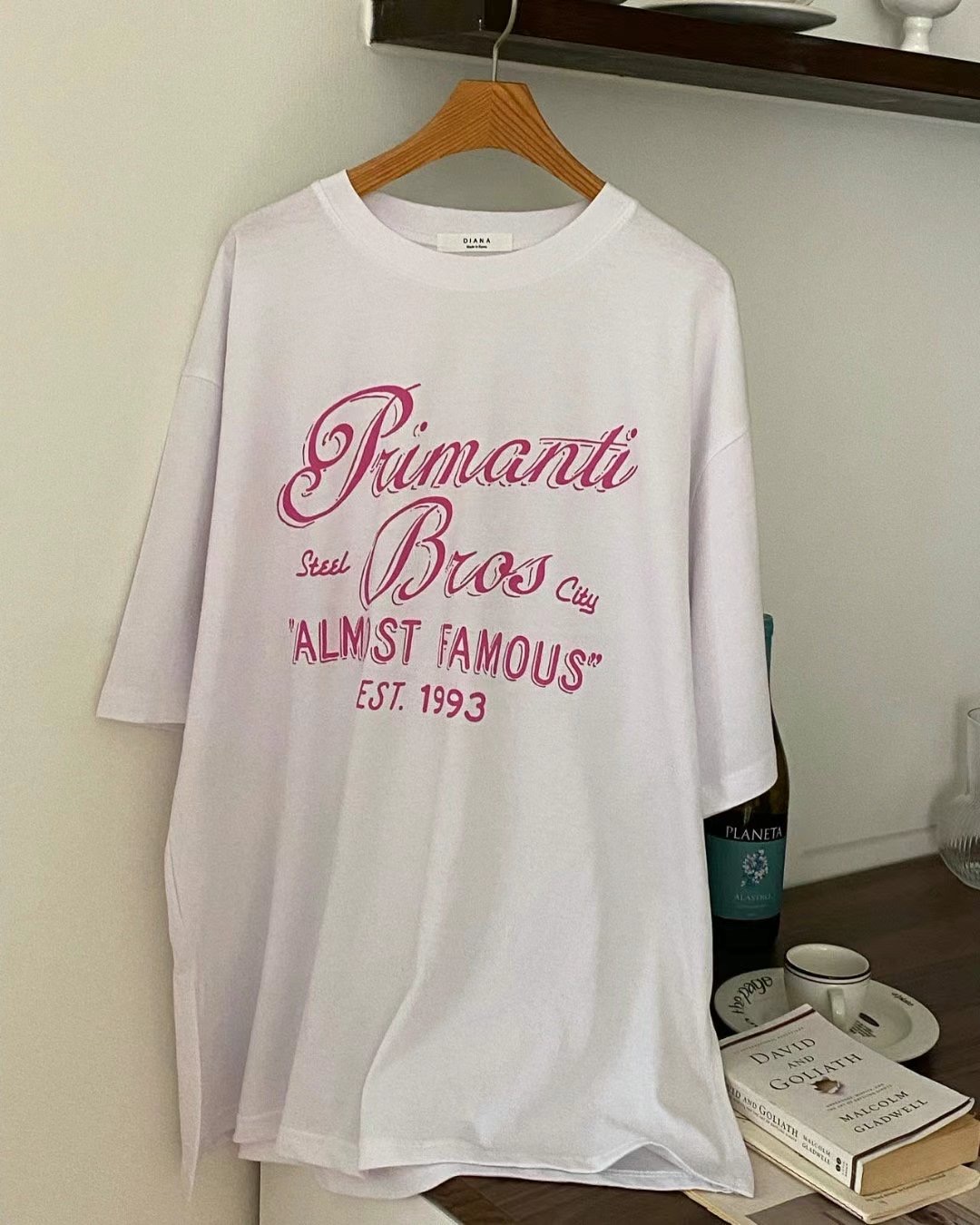 ANN DIANA直郵韓國代購女裝新品休閑時尚人氣真品24春夏T恤ANN DIANAT恤圖色3