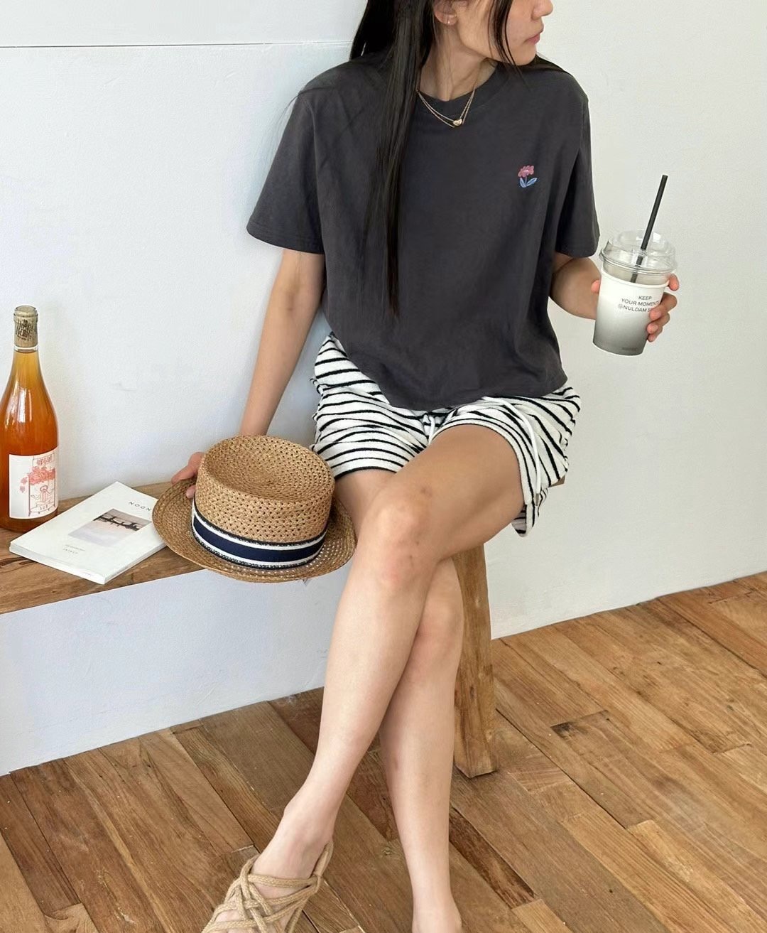 ANN DIANA韓國直郵東大門實拍女裝新款時尚休閑人氣推薦T恤ANN DIANAT恤