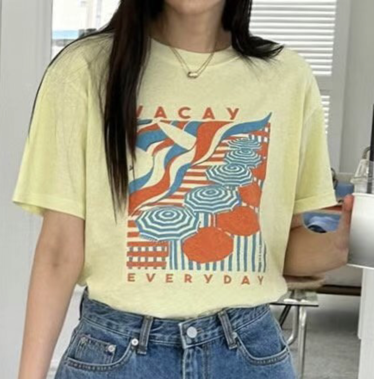 ANN DIANA韓國直郵女裝新品推薦休閑真品熱賣職業時尚人氣T恤ANN DIANAT恤圖色2