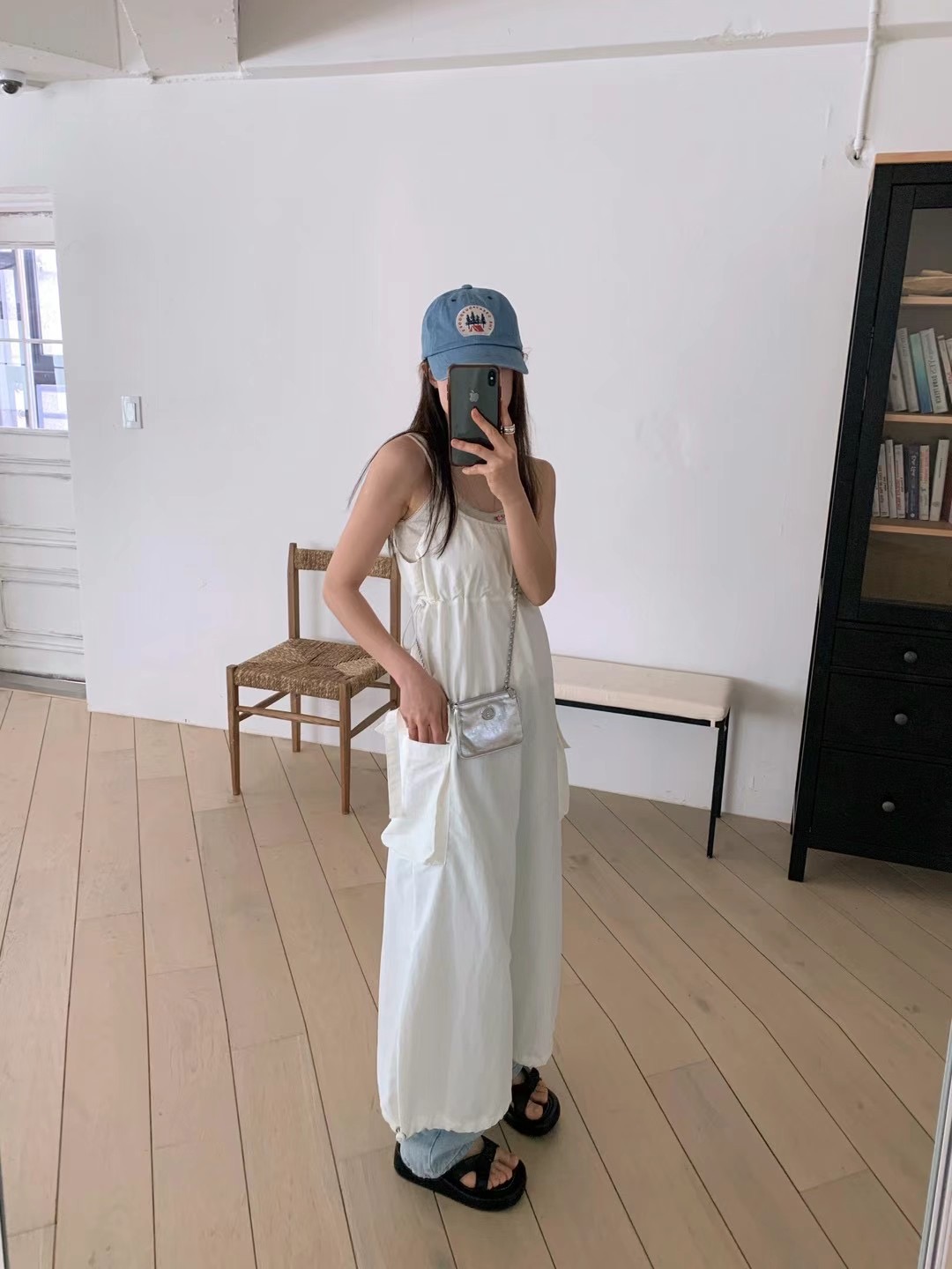 UNCOVER直郵韓國代購女裝新款休閑熱賣24春夏推薦時尚連衣裙UNCOVER連衣裙