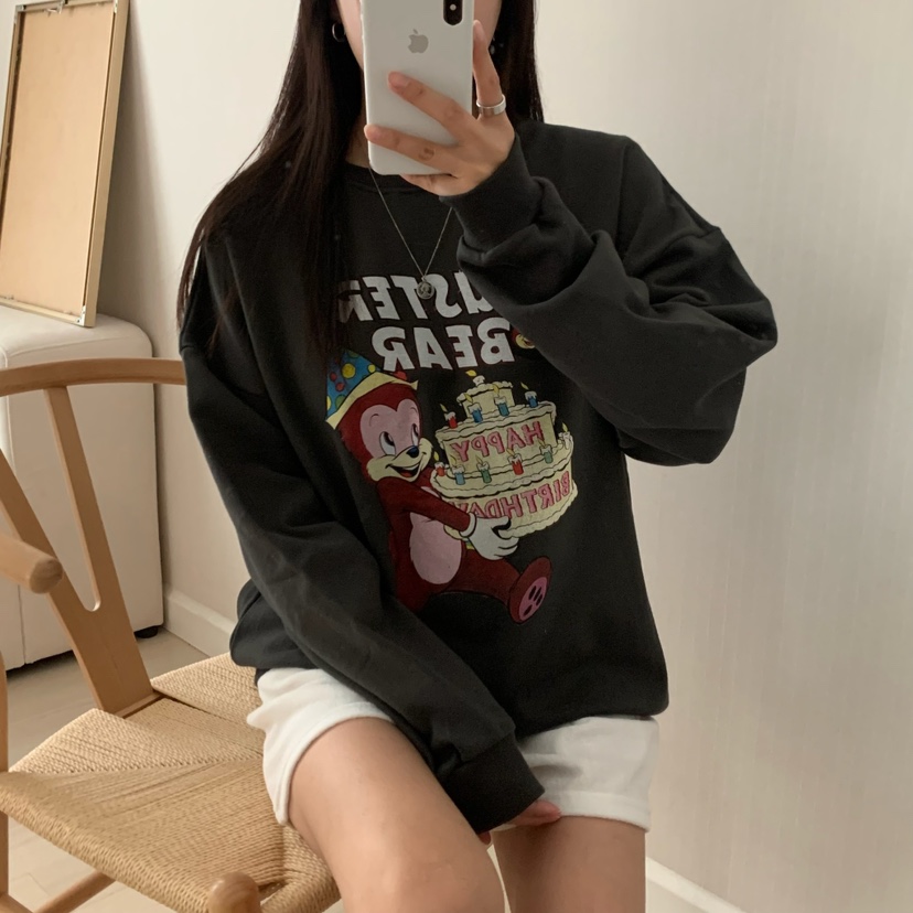 FROMJINI韓國直郵女裝新款推薦人氣職業時尚熱賣真品休閑衛衣FROMJINI衛衣