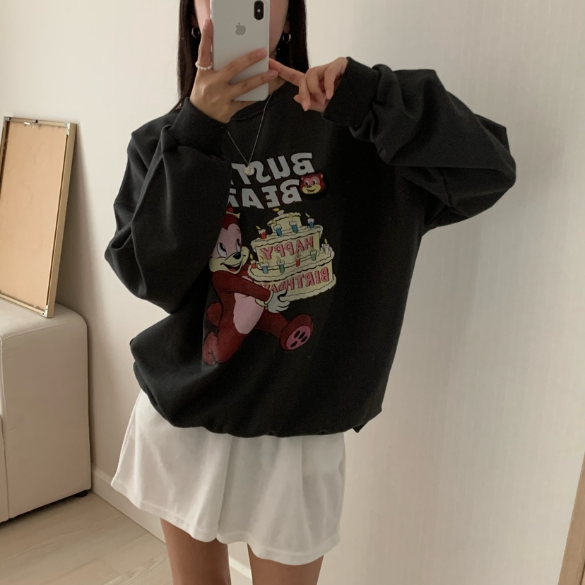 FROMJINI韓國直郵女裝新款推薦人氣職業時尚熱賣真品休閑衛衣FROMJINI衛衣
