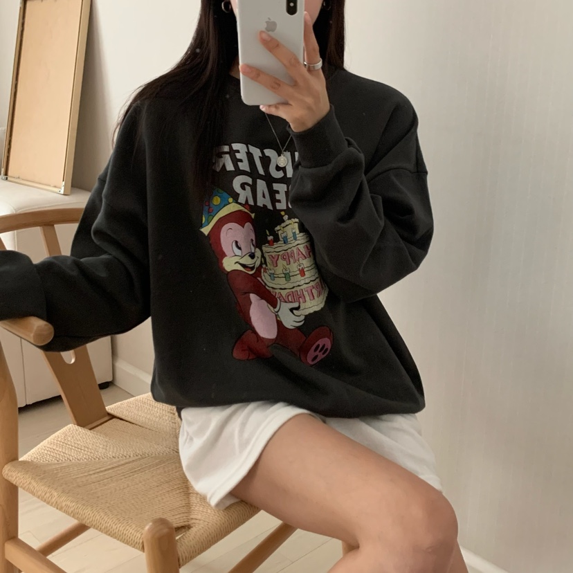 FROMJINI韓國直郵女裝新款推薦人氣職業時尚熱賣真品休閑衛衣FROMJINI衛衣