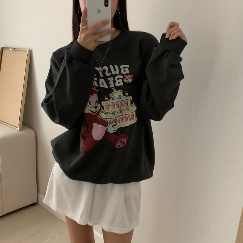 FROMJINI韓國直郵女裝新款推薦人氣職業時尚熱賣真品休閑衛衣FROMJINI衛衣