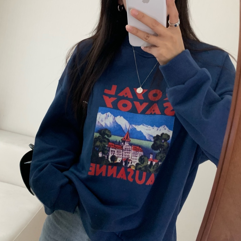 FROMJINI韓國直郵女裝新品休閑時尚職業真品推薦人氣24春夏衛衣FROMJINI衛衣