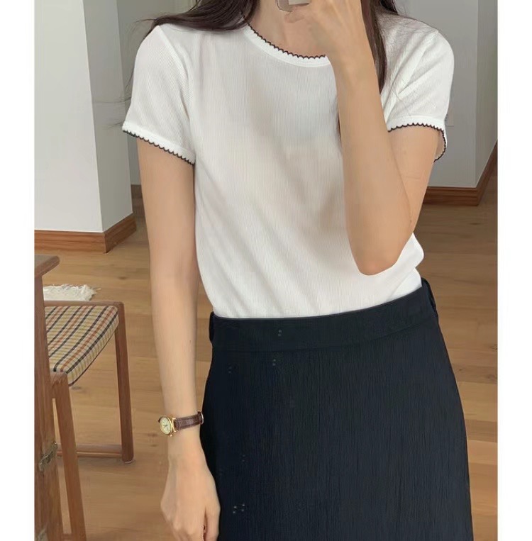 RAY_COMPANY韓國直郵女士新品真品休閑時尚24秋夏推薦T恤RAY_COMPANYT恤圖色2