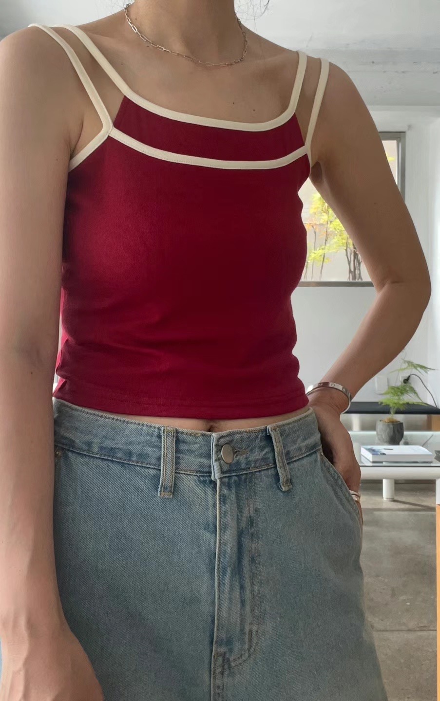 RAY_COMPANY韓國直郵女裝新款真品24秋夏推薦時尚吊帶背心RAY_COMPANY吊帶/背心
