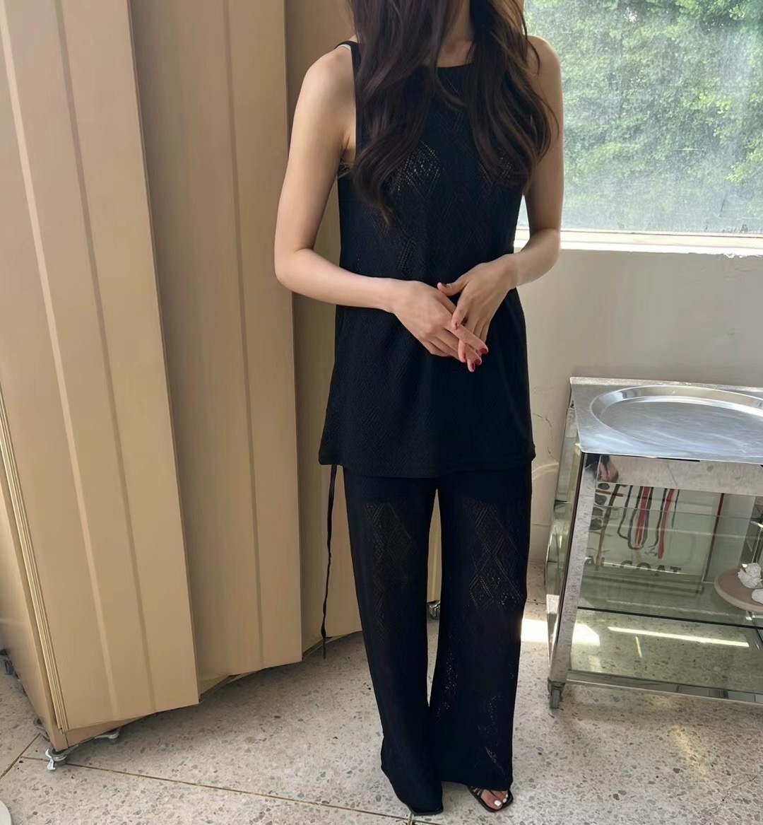 RAY_COMPANY韓國直郵東大門代購女裝新款24秋夏熱賣吊帶背心RAY_COMPANY吊帶/背心