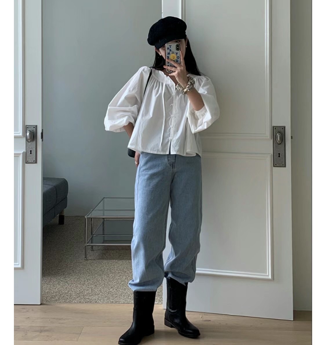 RAY_COMPANY韓國直郵東大門代購女裝新款休閑時尚襯衫蕾絲衫RAY_COMPANY襯衫/蕾絲衫