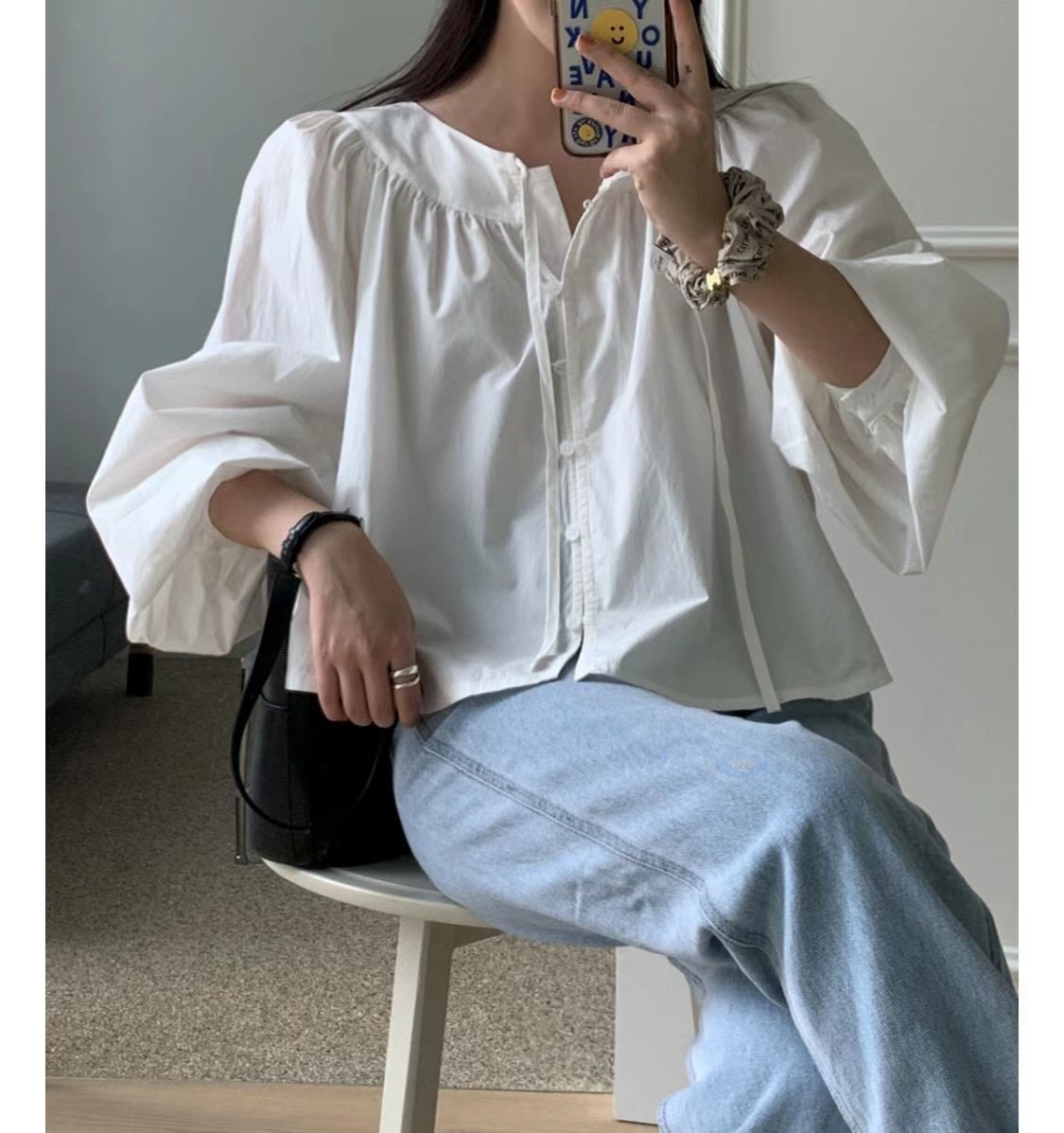RAY_COMPANY韓國直郵東大門代購女裝新款休閑時尚襯衫蕾絲衫RAY_COMPANY襯衫/蕾絲衫圖色2