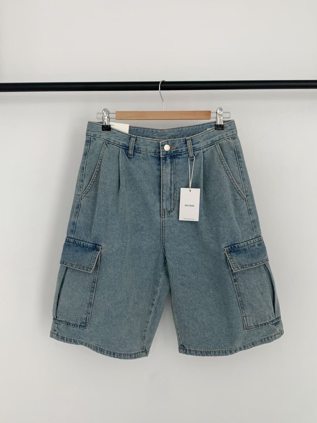 OH YEAH韓國直郵女裝新款24春夏真品熱賣職業人氣休閑短褲OH YEAH短褲圖色1