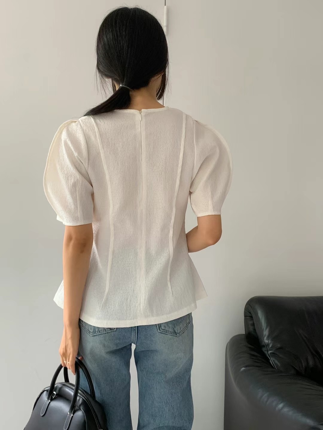 CAROL韓國直郵東大門代購女裝新品人氣休閑真品時尚襯衫蕾絲衫CAROL襯衫/蕾絲衫