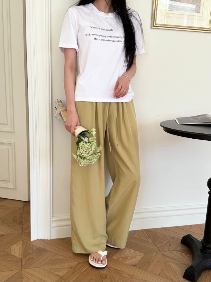VAINLLA韓國直郵東大門實拍女裝新款時尚24春夏推薦休閑褲RE:FRESH休閑褲圖色3