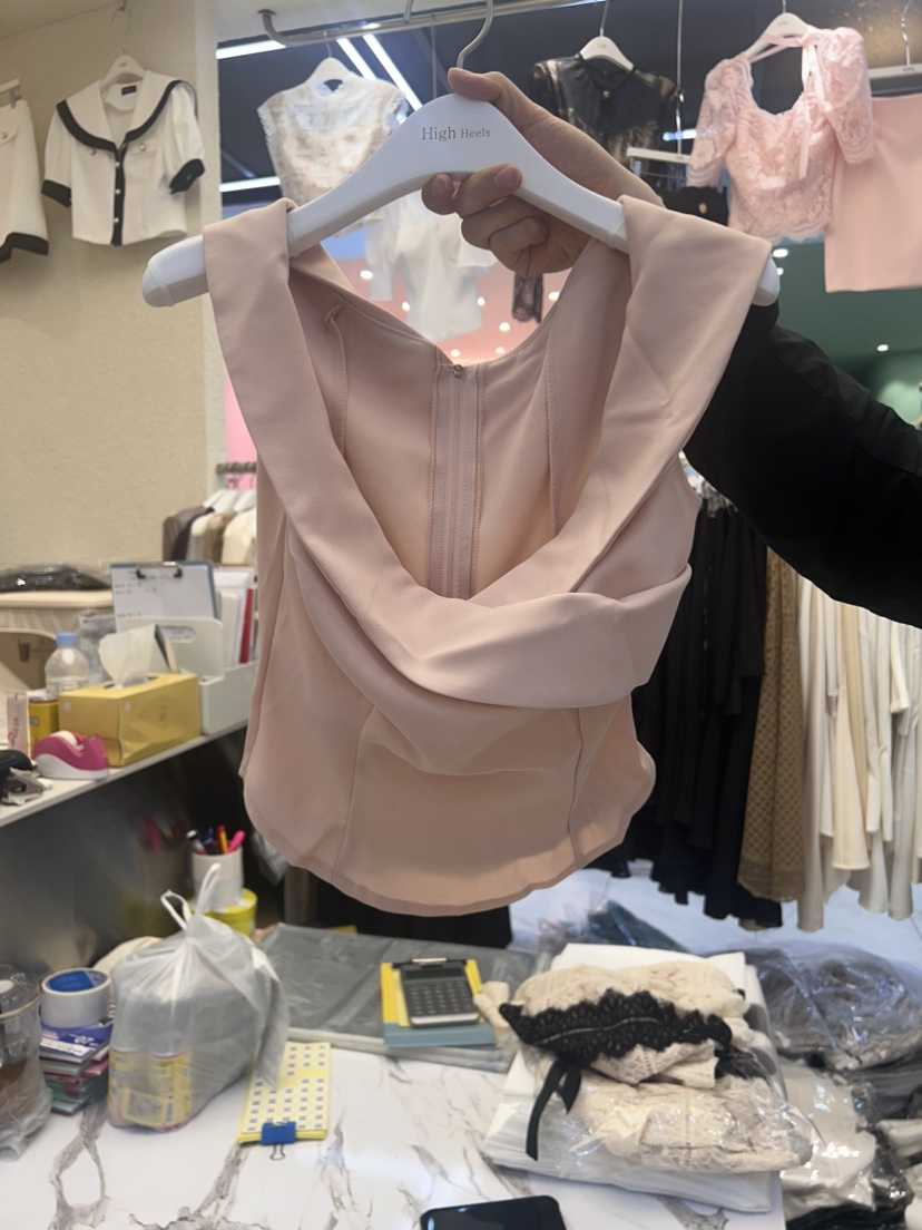 high heels直郵韓國代購女裝新品職業推薦熱賣人氣襯衫蕾絲衫HIGH HEELS襯衫/蕾絲衫圖色2