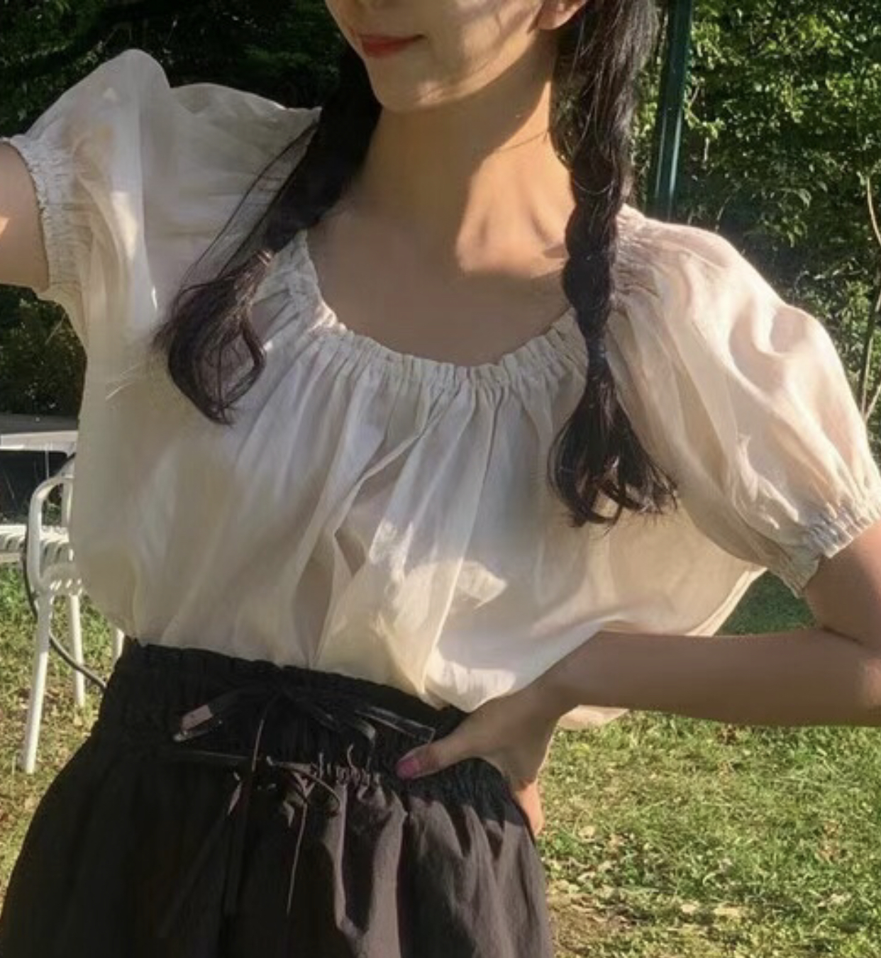 REFLEUR韓國直郵東大門代購女裝新款熱賣人氣推薦襯衫蕾絲衫EVERY MOMENT襯衫/蕾絲衫