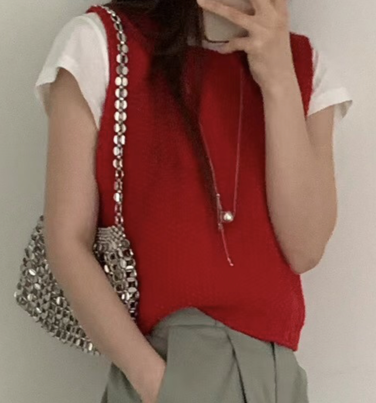 NEARAND韓國直郵東大門實拍女裝新款時尚真品24春夏人氣馬甲NEARAND馬甲圖色1