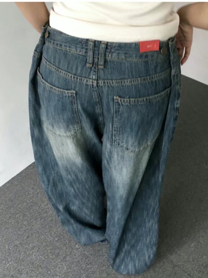 1OR2韓國直郵東大門代購女裝新款休閑推薦時尚真品牛仔褲OOTJ/1OR2牛仔褲
