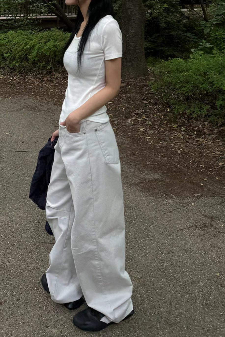 1OR2直郵韓國代購女裝新款休閑人氣推薦時尚真品24春夏牛仔褲OOTJ/1OR2牛仔褲