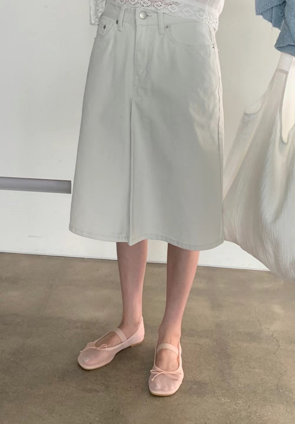1OR2韓國直郵東大門代購女裝新品熱賣職業人氣半身裙中短裙OOTJ/1OR2半身裙/中短裙圖色2