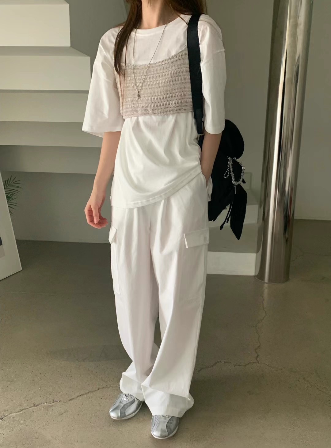 NEARAND直郵韓國代購女裝新款人氣真品熱賣職業休閑吊帶背心NEARAND吊帶/背心