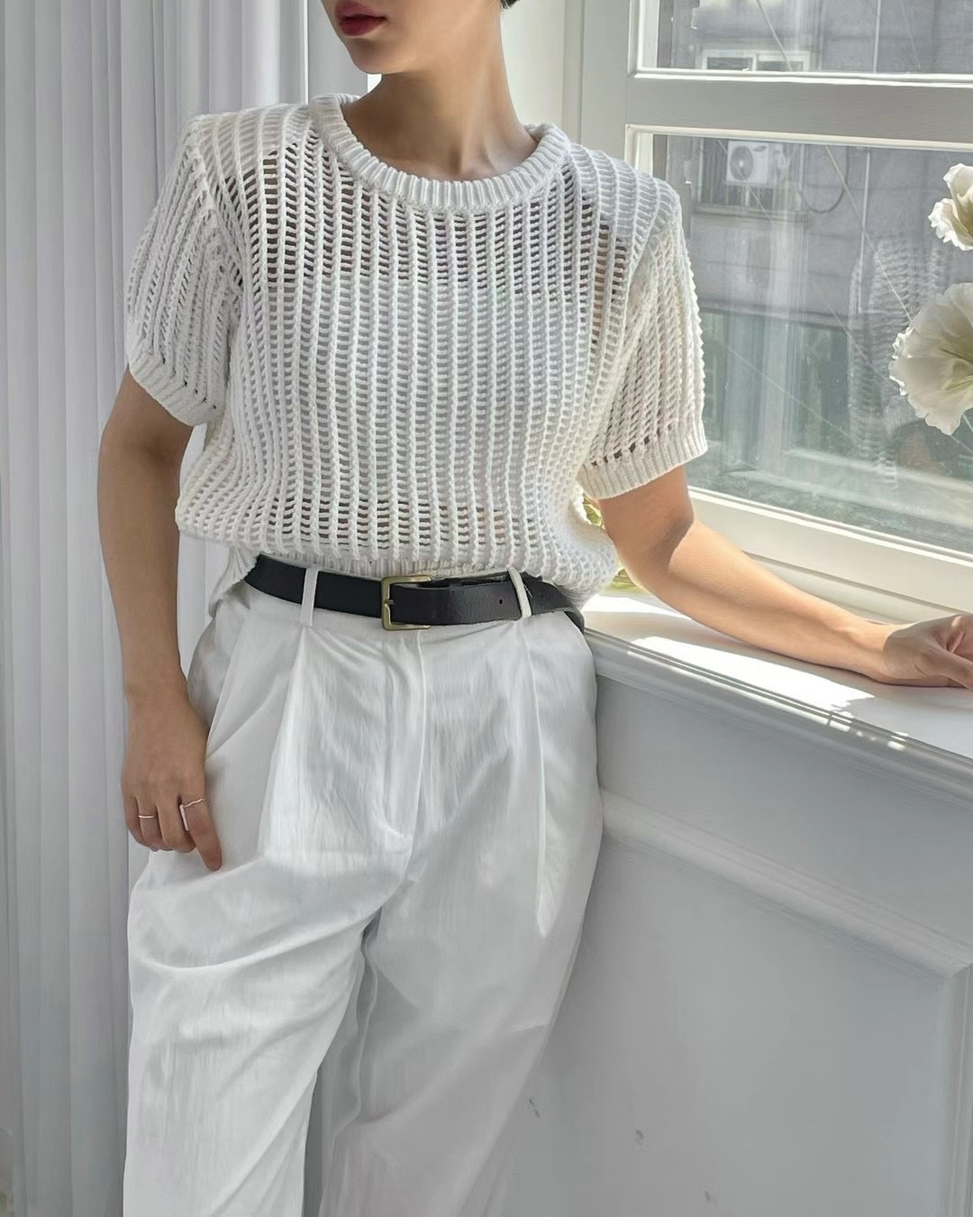 STAY.B韓國直郵女裝新品24春夏時尚職業推薦人氣休閑針織衫CLEVERGARDEN針織衫