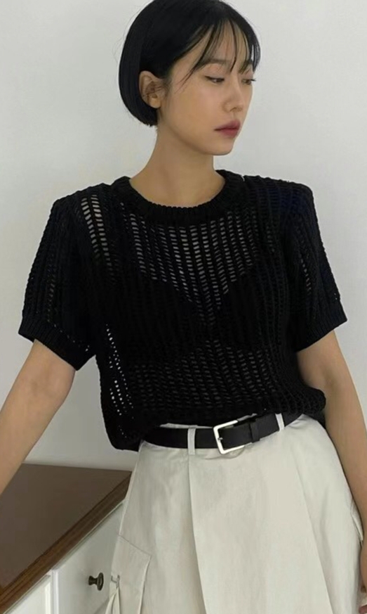 STAY.B韓國直郵女裝新品24春夏時尚職業推薦人氣休閑針織衫CLEVERGARDEN針織衫圖色3