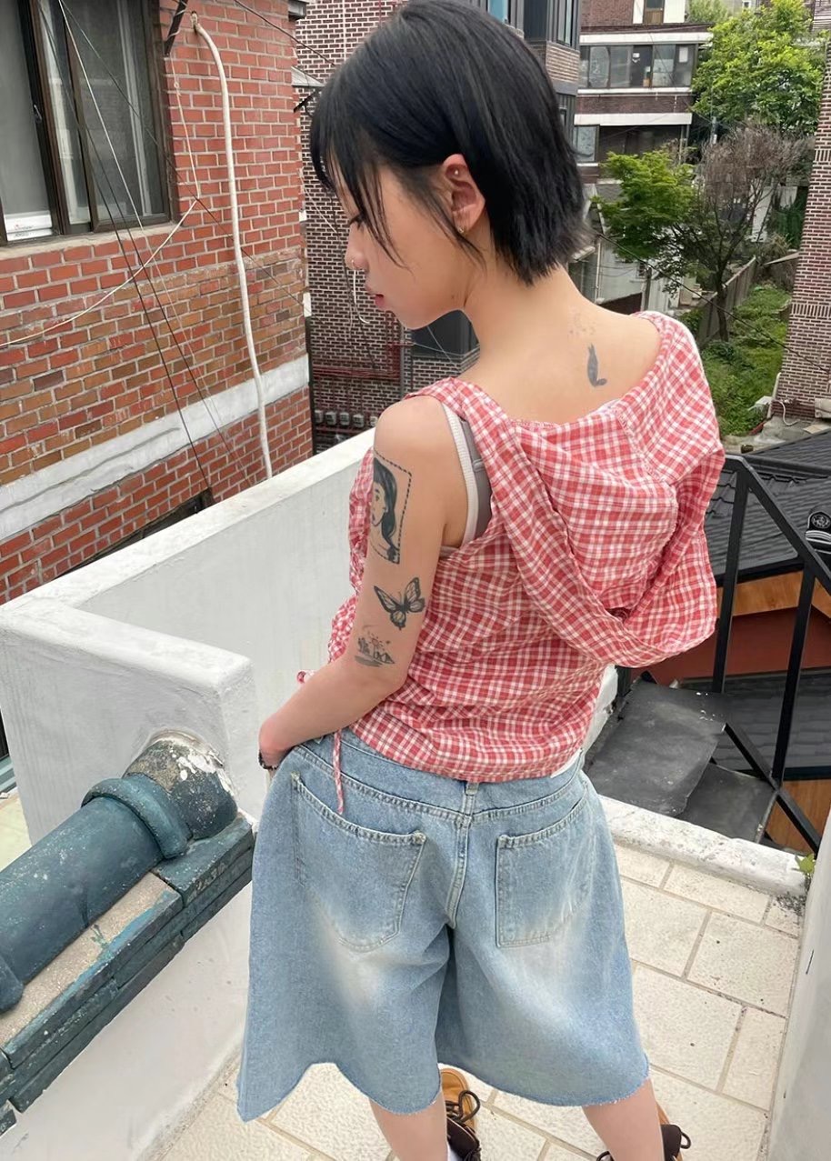 1OR2韓國直郵東大門代購女裝新品推薦熱賣時尚真品24春夏短褲OOTJ/1OR2短褲