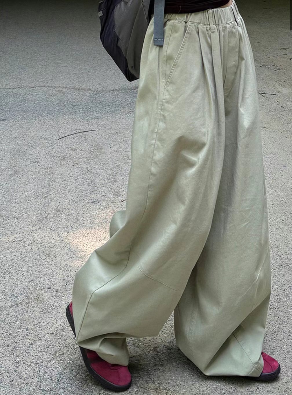 1OR2直郵韓國代購女裝新品人氣推薦真品時尚24春夏休閑褲OOTJ/1OR2休閑褲