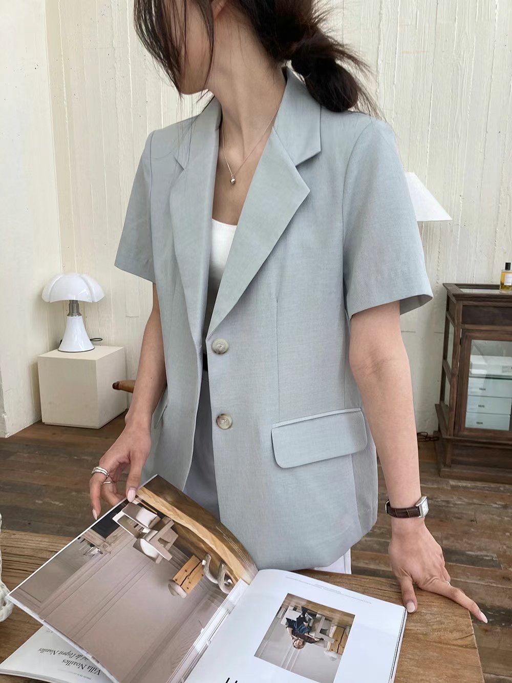 SNAP韓國直郵東大門代購女士新款24秋夏人氣真品推薦夾克SNAP夾克圖色2