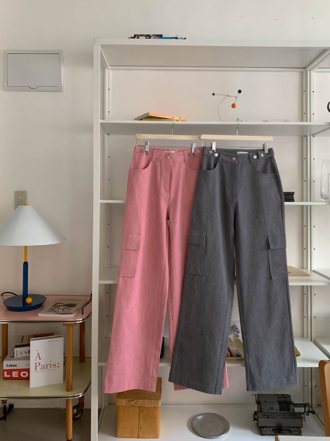 OUNCE-OT直郵韓國代購女士新品職業推薦時尚熱賣真品休閑褲KITSCH休閑褲圖色1左一色