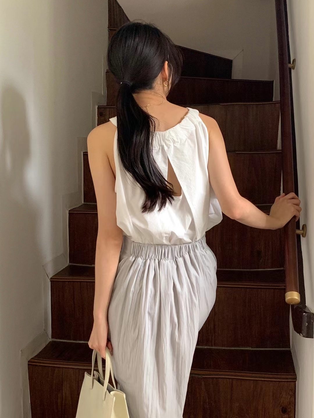 THE LIB直郵韓國代購女士新款24秋夏時尚人氣襯衫蕾絲衫THE LIB襯衫/蕾絲衫