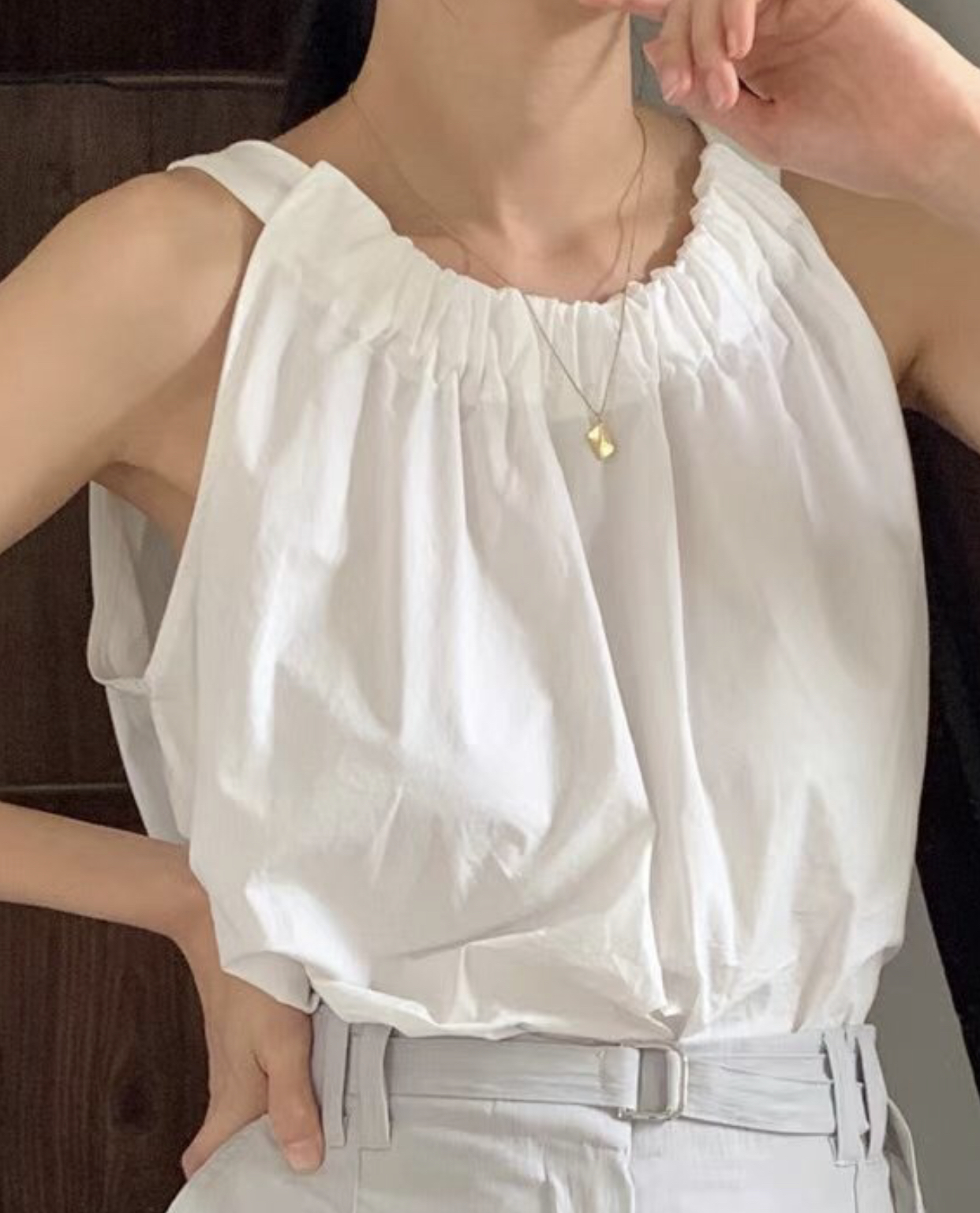 THE LIB直郵韓國代購女士新款24秋夏時尚人氣襯衫蕾絲衫THE LIB襯衫/蕾絲衫圖色3