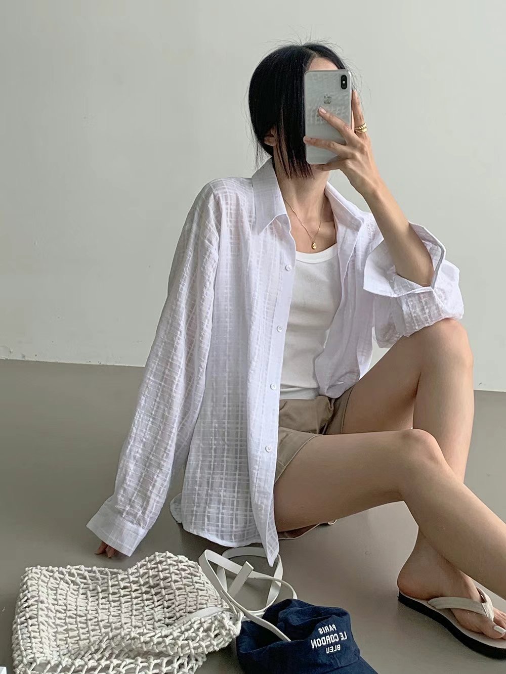 SNAP直郵韓國代購女士新品時尚熱賣24秋夏真品襯衫蕾絲衫SNAP襯衫/蕾絲衫
