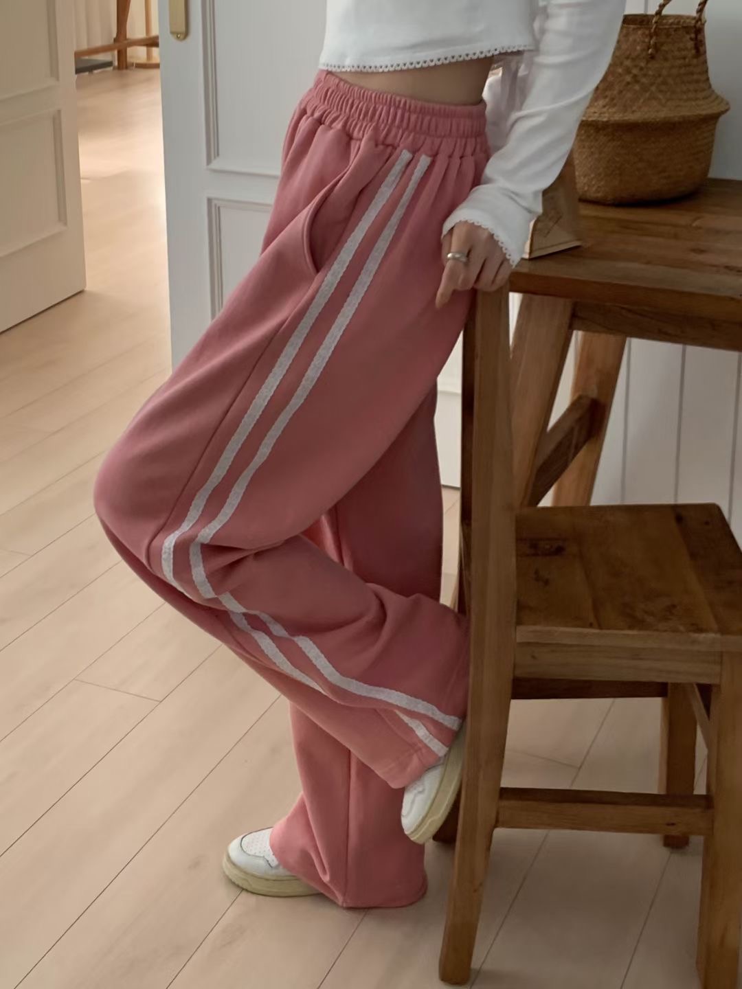 OUNCE-OT韓國直郵東大門實拍女裝新品推薦人氣時尚休閑休閑褲KITSCH休閑褲