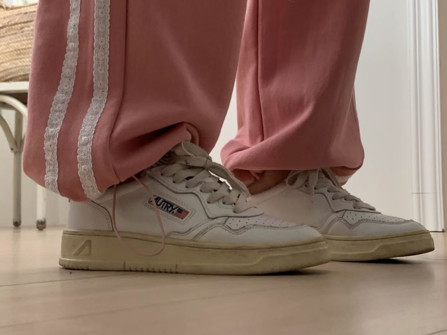 OUNCE-OT韓國直郵東大門實拍女裝新品推薦人氣時尚休閑休閑褲KITSCH休閑褲